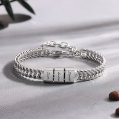 Custom Men Bracelet - 3 Names