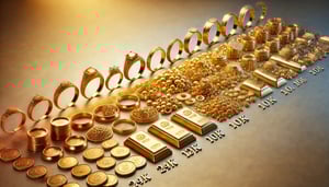 Gold-Karats-Gradient