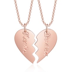 couple-heart-necklace-rose-gold-personalized