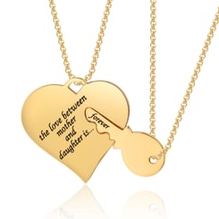 couple necklace set gold