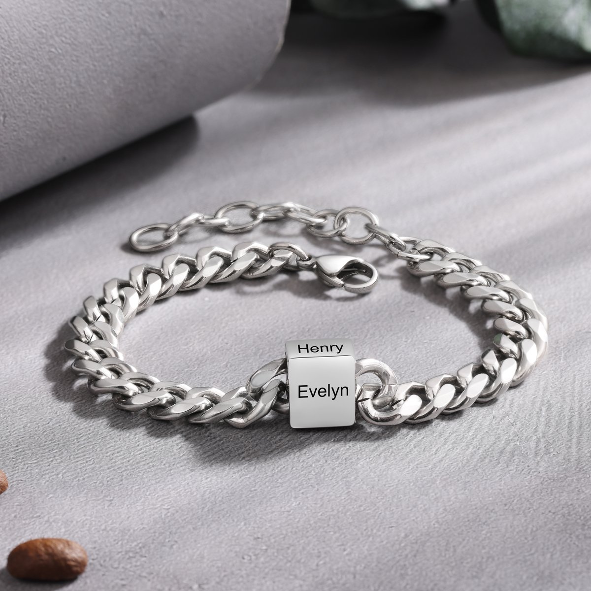 Gift for Boyfriend - Personalized Bracelet