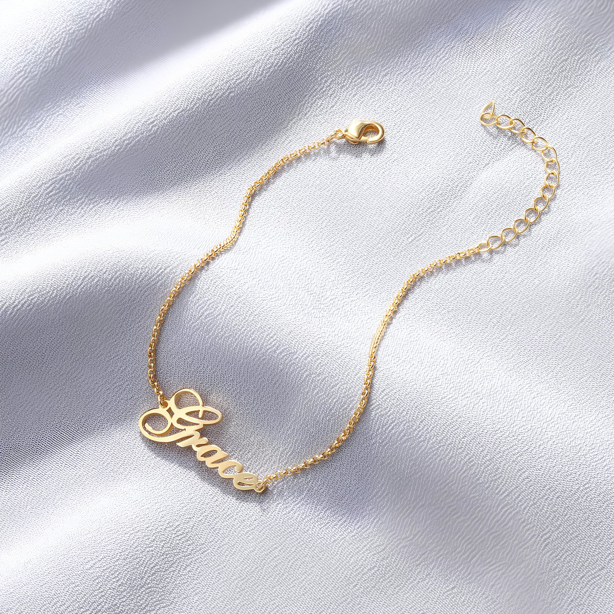 Personalized Gold Anklet With Name