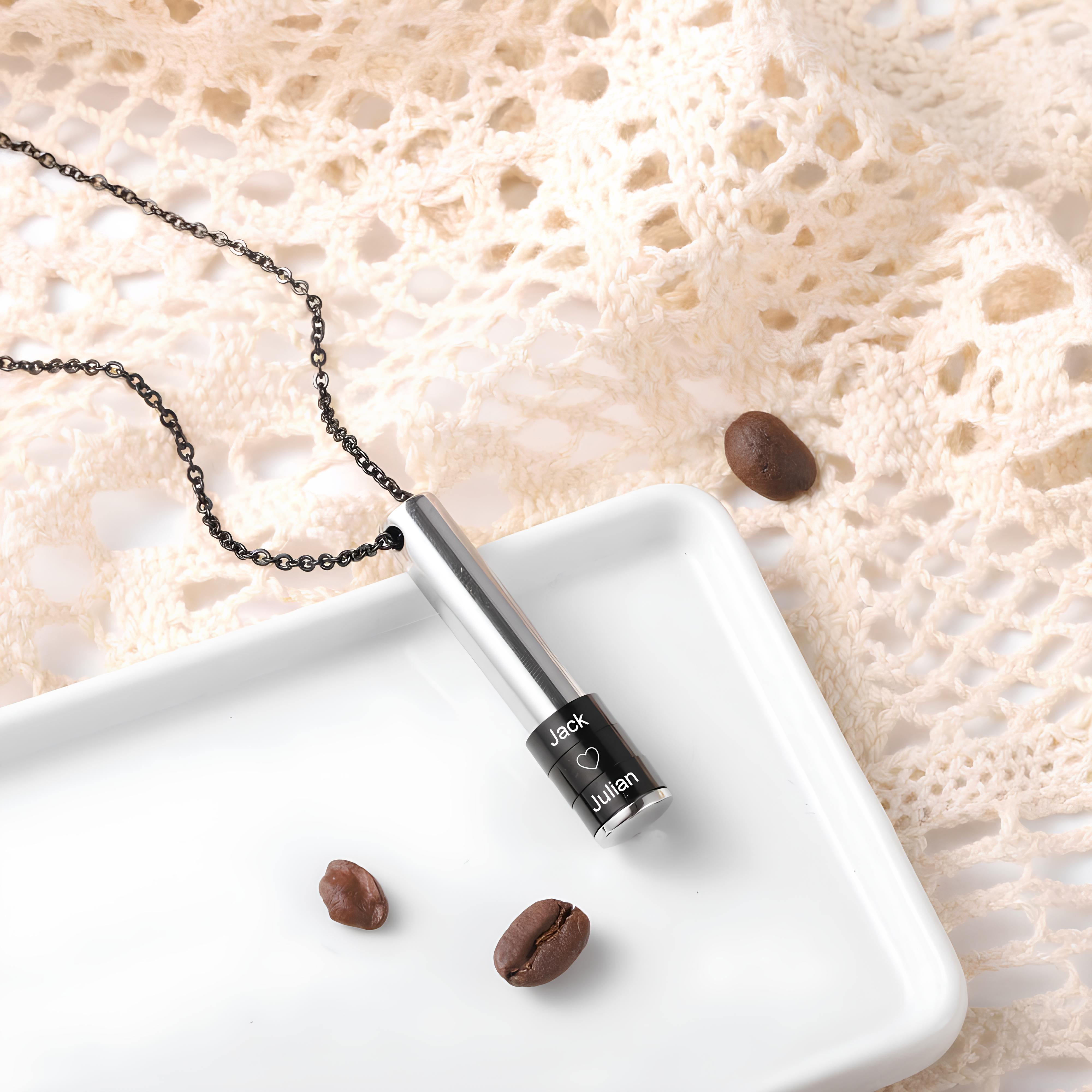 Two Name Necklace For Couples