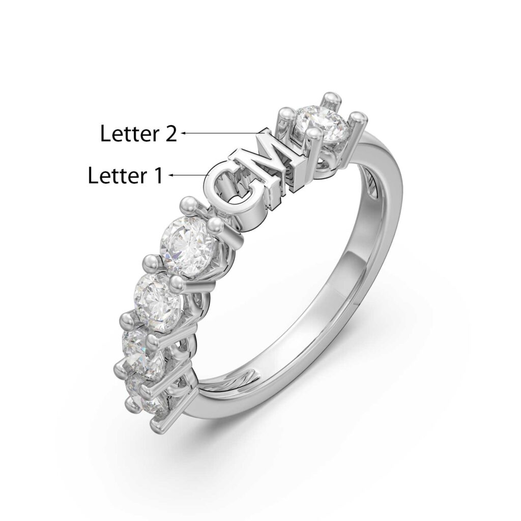 His & Hers Moissanite Wedding Ring Set [Personalized] FARUZO