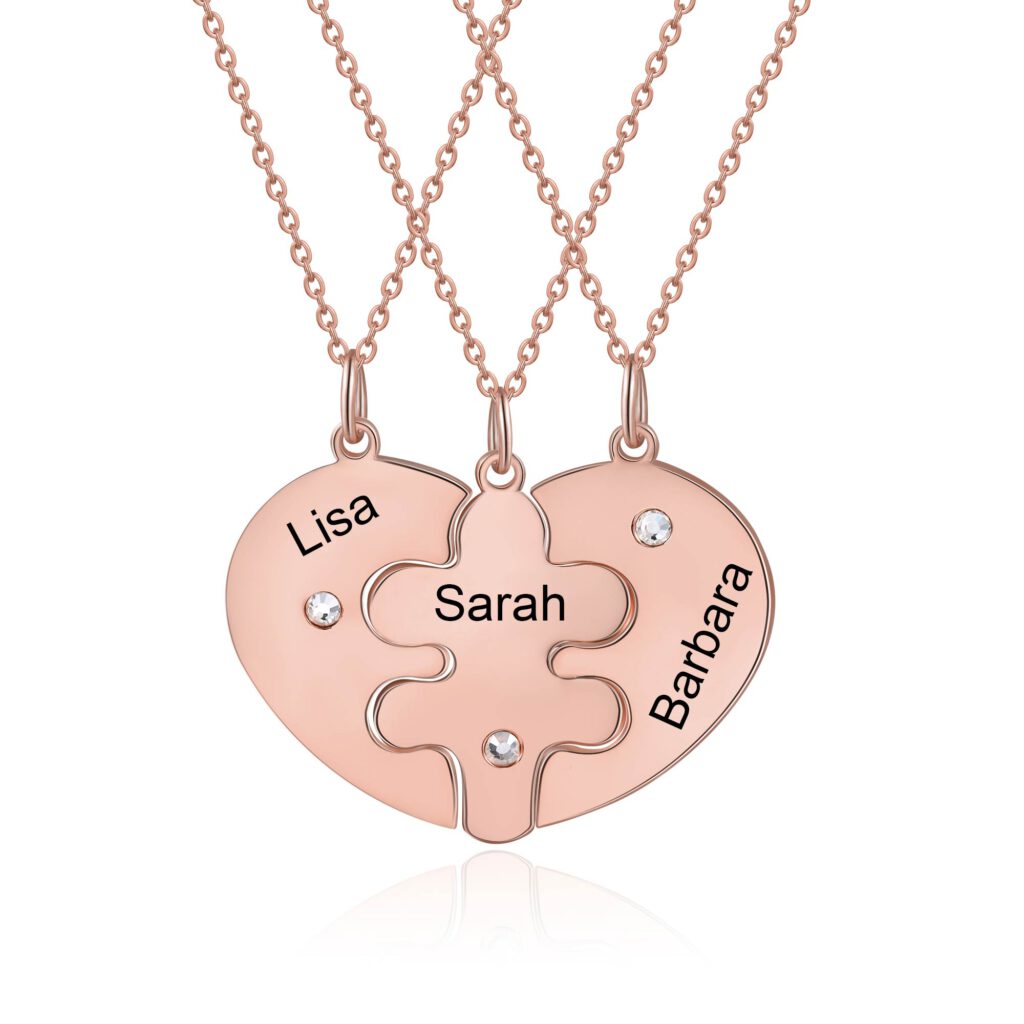 Best Friends Forever Necklace [Set of 3] FARUZO — free download