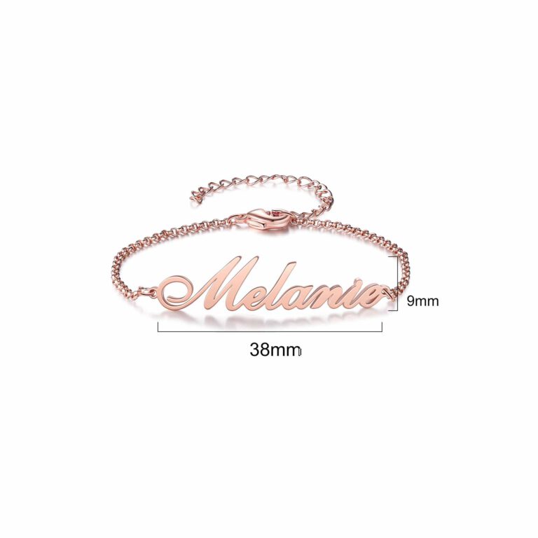 Custom Name Bracelet [Gold, Sterling Silver] FARUZO