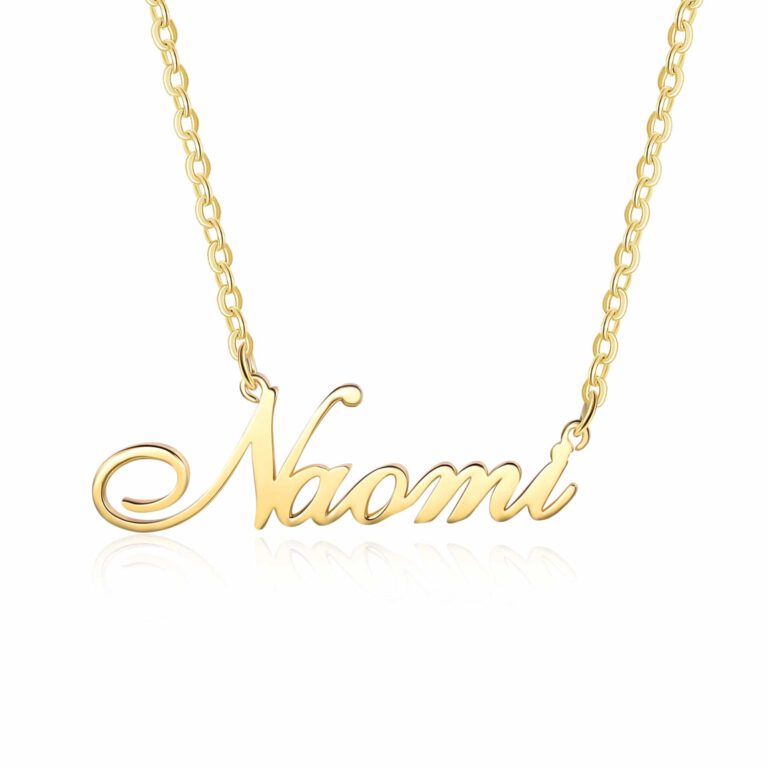 thumbnail image 2 of Personalized 14K Gold Plated 2.5 Inch Round Hoop Name Earrings - Any Name Up To 9 Letters 2 of 5