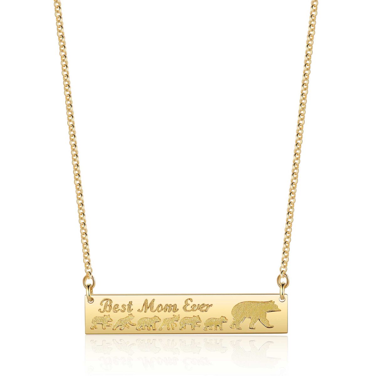 Mama Bear Necklace [Personalized] | FARUZO