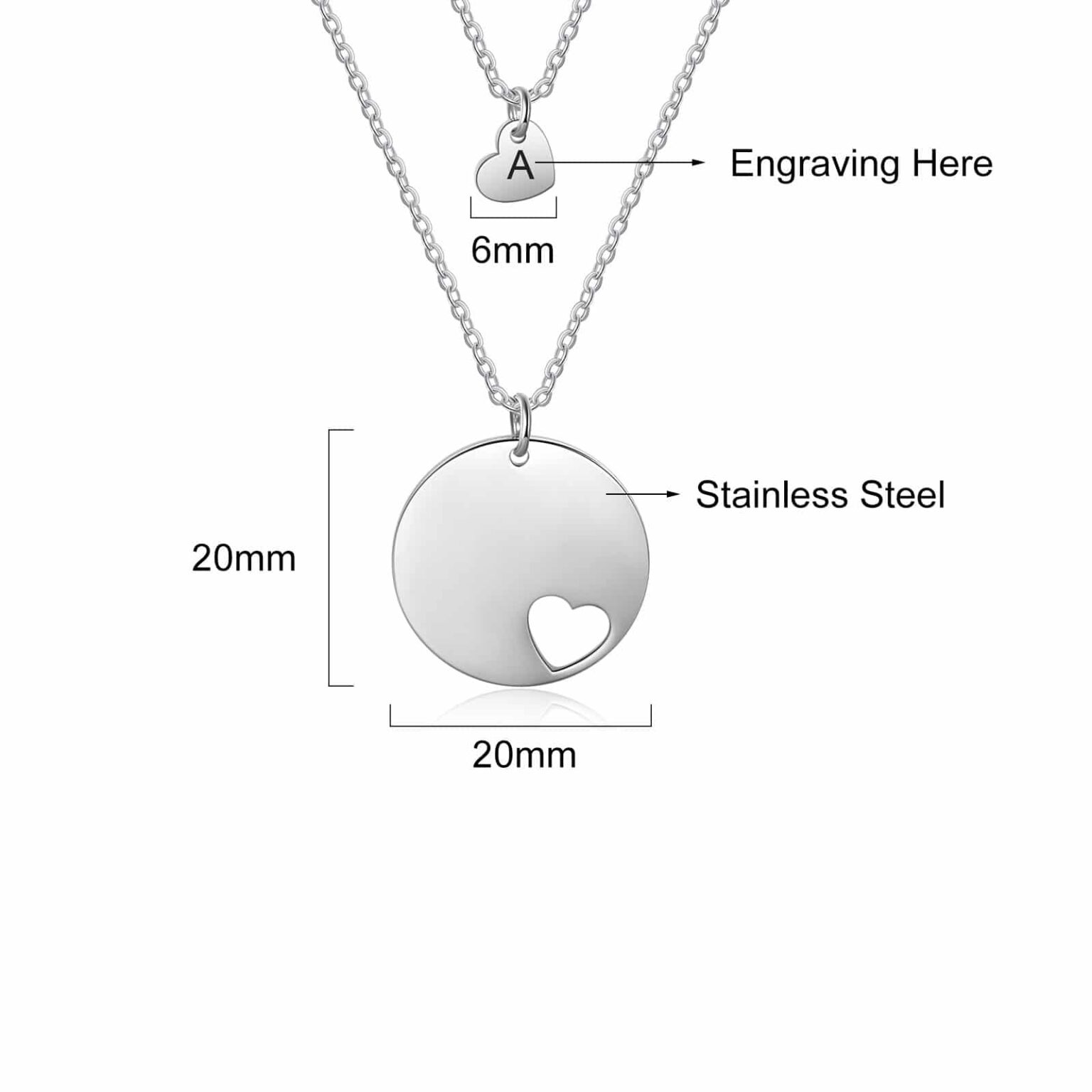 Mother Daughter Necklace Jewelry Set [1,2,3,4] FARUZO