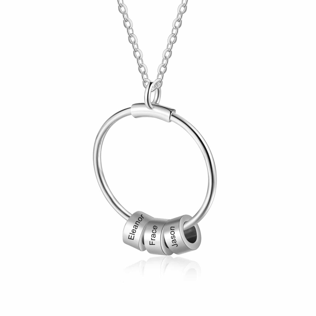 Personalized Russian Ring Necklace [2,3,4,5 Rings] | FARUZO