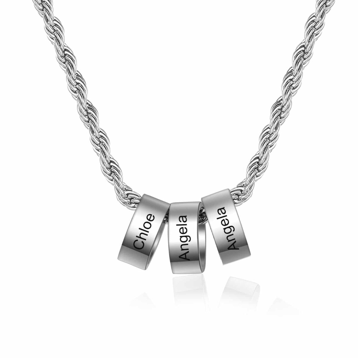 Mom Charm Necklace with Names Personalized Elegance for Her FARUZO
