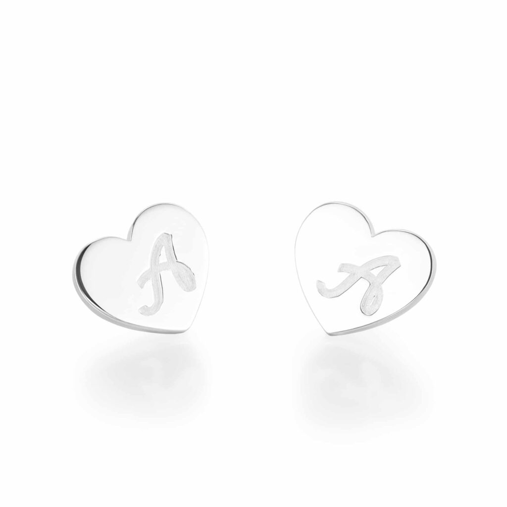 thumbnail image 2 of Personalized 14K Gold Plated 2.5 Inch Round Hoop Name Earrings - Any Name Up To 9 Letters 2 of 5