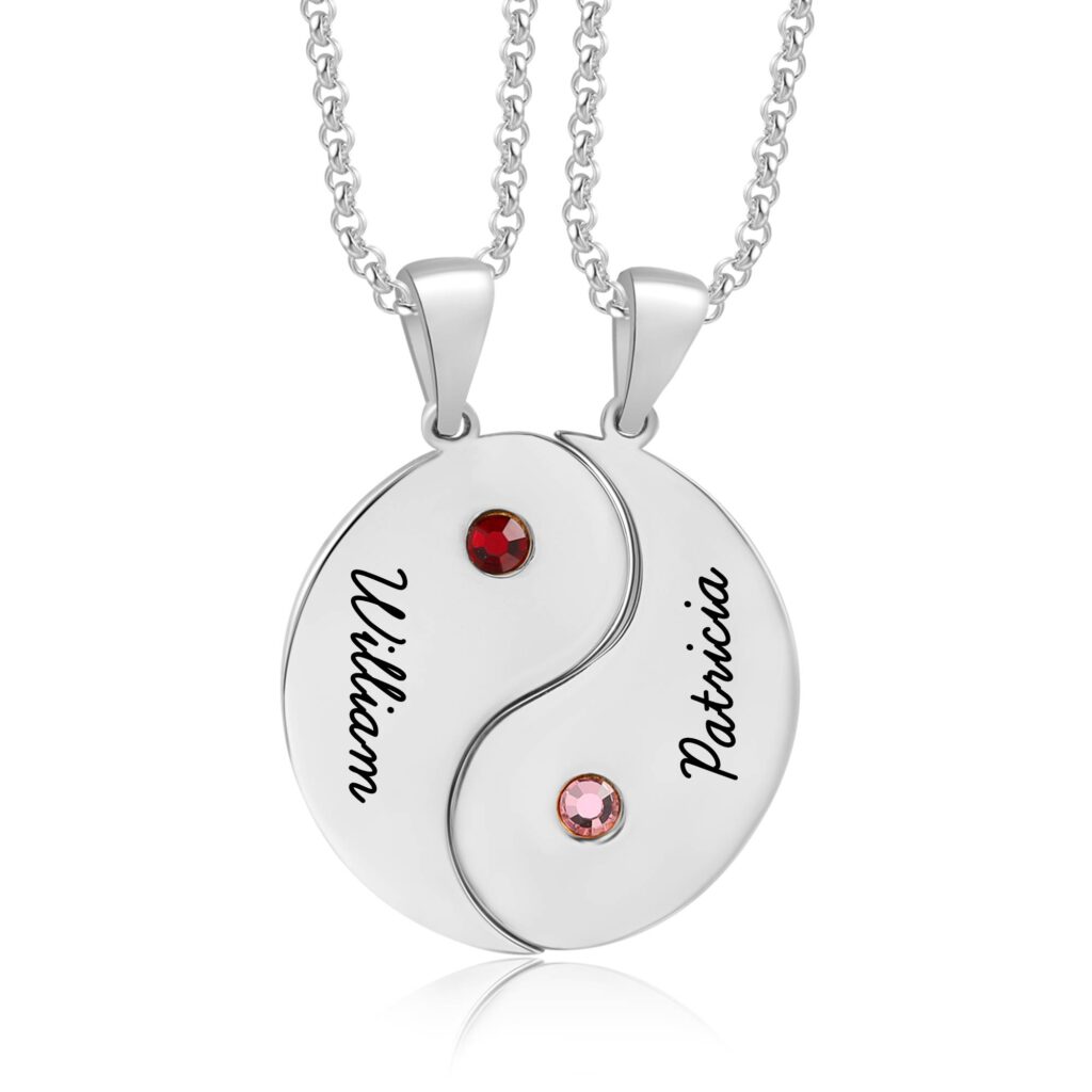 Yin Yang Matching Necklaces [Friendship Necklace] FARUZO